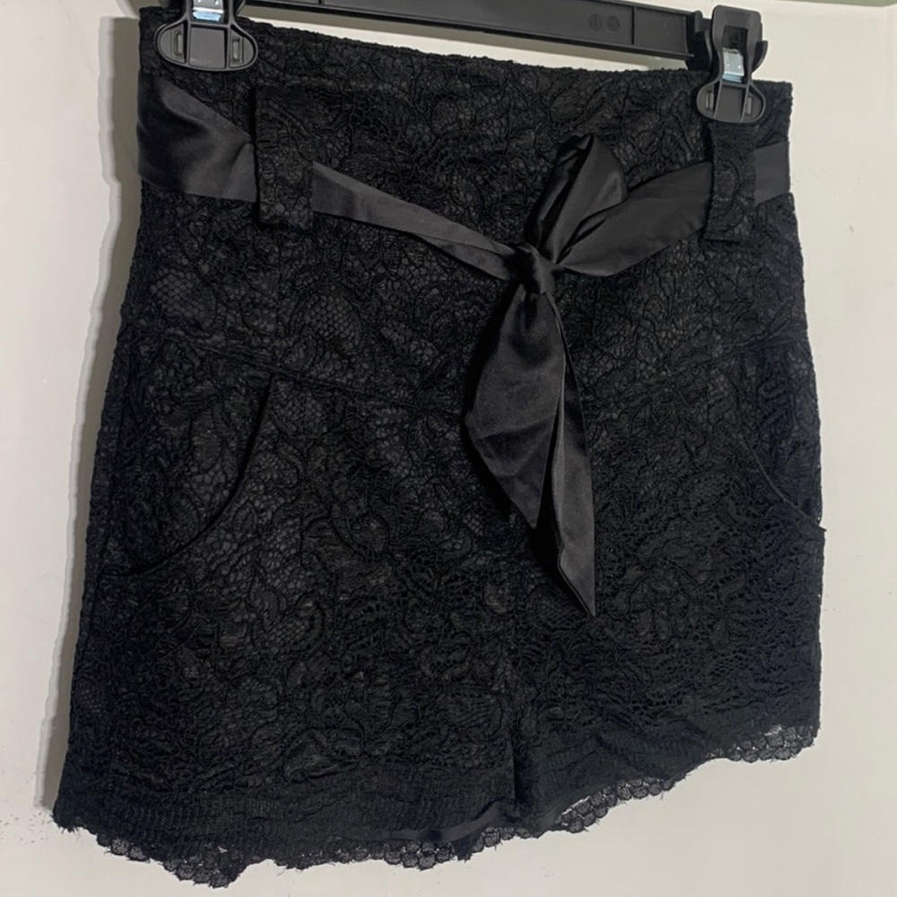 Guess by Marciano high waisted lace shorts